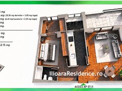 Ilioara, 2 camere, 62.15 mp, 500m metrou Nicolae Grigorescu, Park Lake