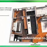 Ilioara, 2 camere, 62.15 mp, 500m metrou Nicolae Grigorescu, Park Lake
